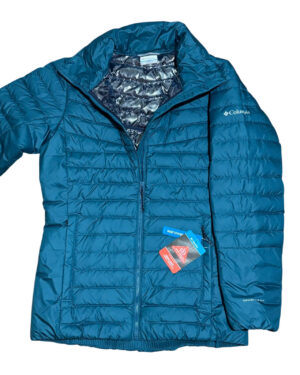 CHAQUETA-COLUMBIA-MUJER-TALLA-XS--S-- CHAQUETA 650 PLUMAS AZUL COLUMBIA MUJER TALLA XS-S-M