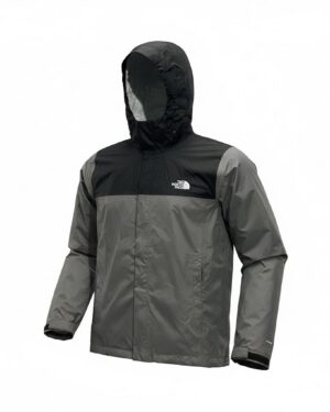 CHAQUETA-THE-NORTH-FACE-VESPER-PEAK-IMPERMEABLE-HOMBRE-TALLA-S--M--L--XL-- CHAQUETA THE NORTH FACE VESPER PEAK IMPERMEABLE GRIS CON NEGRO HOMBRE TALLA M-L-XL