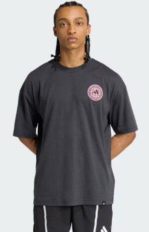 POLERA ADIDAS NEGRA HOMBRE TALLA M y L