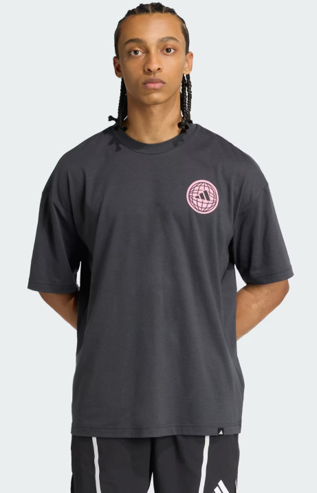 POLERA ADIDAS NEGRA HOMBRE TALLA M y L