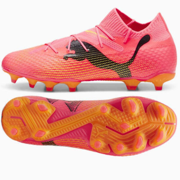 ZAPATOS FUTBOL PUMA PROFESIONAL ROSADO