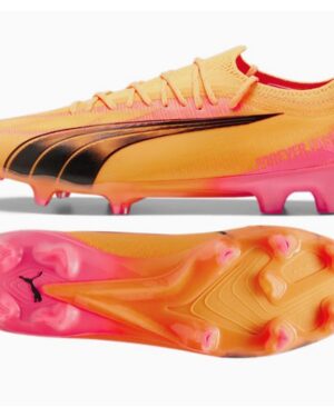 0042-ZAPATOS-FUTBOL-PUMA ULTRA-PROFESIONAL-TALLA-44 = 29 CM ZAPATOS FUTBOL PUMA ULTRA PROFESIONAL NARANJO
