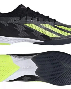 0071-ZAPATILLAS-FUTSAL PRO-ADIDAS-TALLA-43 = 28 CM ZAPATILLAS FUTSAL PRO NEGRO ADIDAS