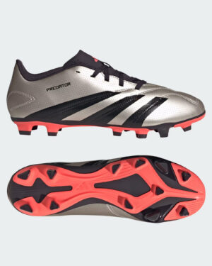 0081-ZAPATOS-FUTBOL-ADIDAS -PREDATOR TALLA-40 = 25 CM-40.5 = 25.5 CM ZAPATOS FUTBOL ADIDAS PREDATOR GRIS