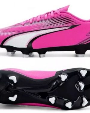 0082-ZAPATOS-FUTBOL-ADIDAS -PREDATOR TALLA-40 = 25 CM-40.5 = 25.5 CM_v ZAPATOS FUTBOL PUMA ROSADO