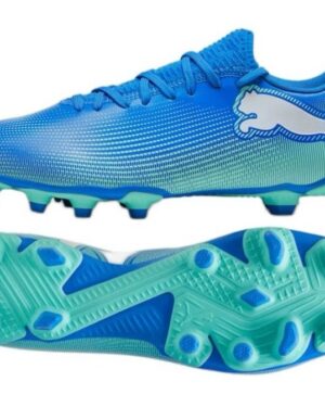 0083-ZAPATOS-FUTBOL-PUMA-TALLA-40.5 = 25.5 CM-41 = 26 CM-41.5 = 26.5 CM-42 = 27 CM-42.5 = 27.5 CM ZAPATOS FUTBOL PUMA AZUL