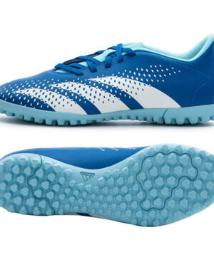 0093-ZAPATILLAS-FUTBOLITO -ADIDAS-TALLA-41.5 = 26.5 CM ZAPATILLAS FUTBOLITO AZUL ADIDAS