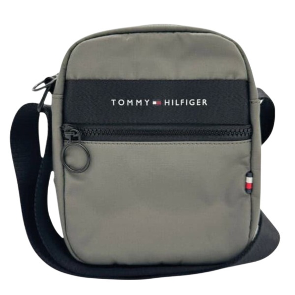 BANDOLERA GRIS TOMMY HILFIGER