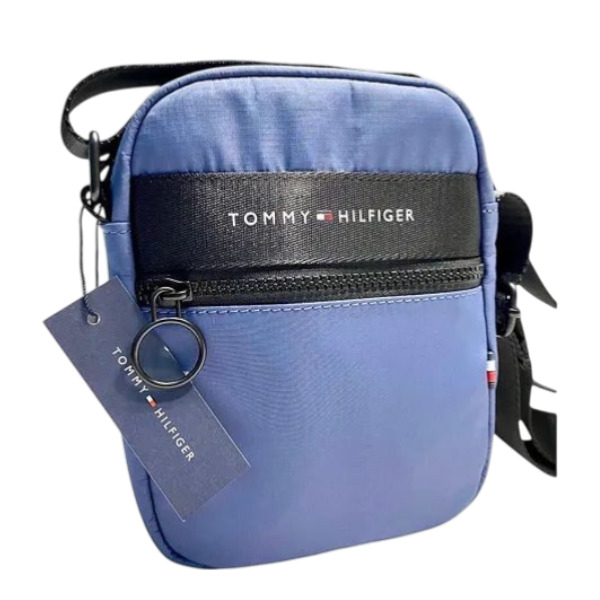 BANDOLERA AZUL TOMMY HILFIGER