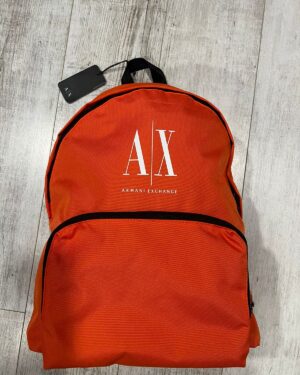 0162-1-MOCHILA ROJA ARMANI EXCHANGE 25 LITROS UNISEX MOCHILA NARANJA ARMANI EXCHANGE 25 LITROS UNISEX