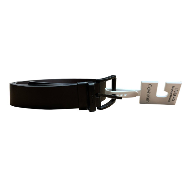 CINTURON CALVIN KLEIN REVERSIBLE HOMBRE NEGRO CAFÉ TALLA L
