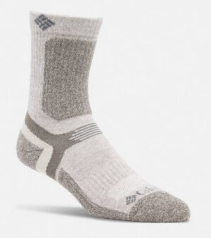 1 PAR CALCETINES GRIS COLUMBIA TÉCNICOS TREKKING LANA MERINO UNISEX TALLA 39 - 42