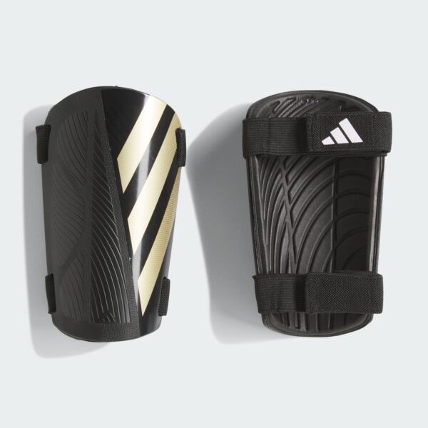 CANILLERAS NEGRAS ADIDAS FUTBOL TALLA M - L
