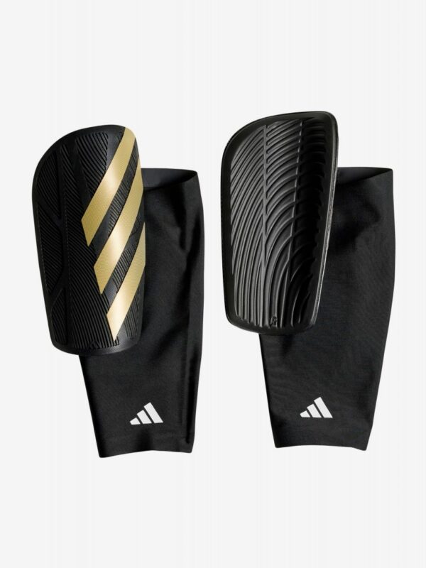 CANILLERAS NEGRAS ADIDAS FUTBOL PROFESIONAL TALLAS L
