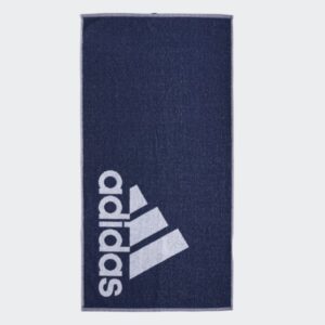 TOALLA AZUL ADIDAS DEPORTIVA UNISEX 50 cm x 100 cm