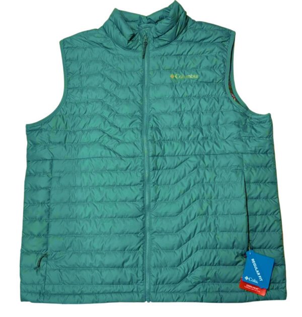 0246-CHAQUETA PLUMAS HOMBRE TALLA S-L-XL CHAQUETA PLUMAS VERDE SIN MANGAS HOMBRE TALLA S-L-XL