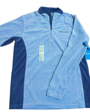 POLAR MEDIO CIERRE COLUMBIA CELESTE HOMBRE TALLA S-M