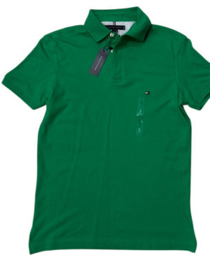 POLERA TOMMY HOMBRE CUELLO PIQUE TALLA S-M-L