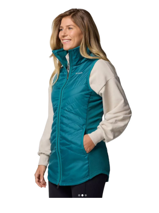 0616-2-CHAQUETA SIN MANGAS COLUMBIA MUJER TALLA XS-S-M CHAQUETA SIN MANGAS COLUMBIA MUJER