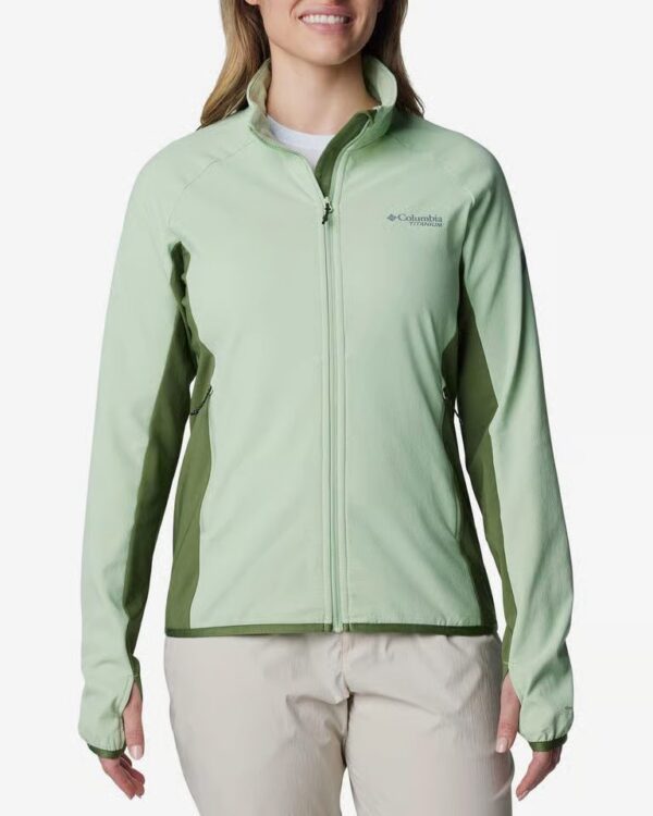 0645-1-SOFTSHELL COLUMBIA TITANIUM MUJER TALLA M SOFTSHELL COLUMBIA TITANIUM VERDE MUJER TALLA M