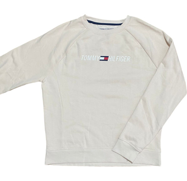 POLERON BEIGE TOMMY HILFIGER MUJER TALLA L