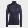 0663-1-POLERON ADIDAS TERREX AZUL MARINO MUJER TALLA M-L POLERON ADIDAS TERREX AZUL MARINO MUJER TALLA M-L