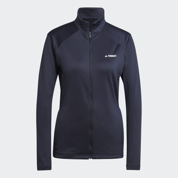 0663-1-POLERON ADIDAS TERREX AZUL MARINO MUJER TALLA M-L POLERON ADIDAS TERREX AZUL MARINO MUJER TALLA M-L