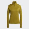 0669-1-POLERON MEDIO CIERRE ADIDAS TERREX MUJER TALLAS XS-S-L POLERON MEDIO CIERRE MOSTAZA ADIDAS TERREX MUJER