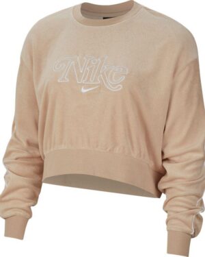 0673POLERON NIKE MUJER TALLA M-L POLERON BEIGE NIKE MUJER
