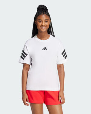 0708-1-POLERA ADIDAS MUJER TALLA S-M POLERA BLANCA ADIDAS MUJER