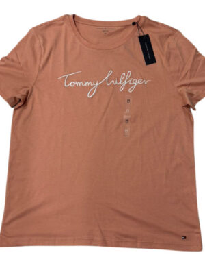 POLERA NARANJA TOMMY HILFIGER MUJER TALLA M