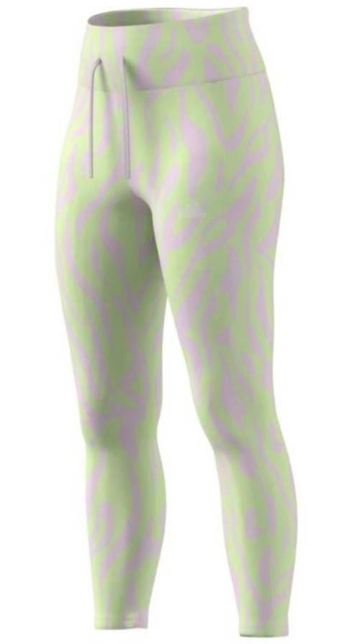 0745-1-CALZA MUJER 7-8 ADIDAS TALLA L CALZA BLANCO CON FLUOR MUJER ADIDAS TALLA M