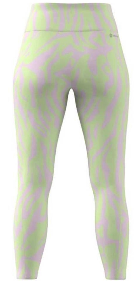 0745-2-CALZA MUJER 7-8 ADIDAS TALLA L CALZA BLANCO CON FLUOR MUJER ADIDAS TALLA M