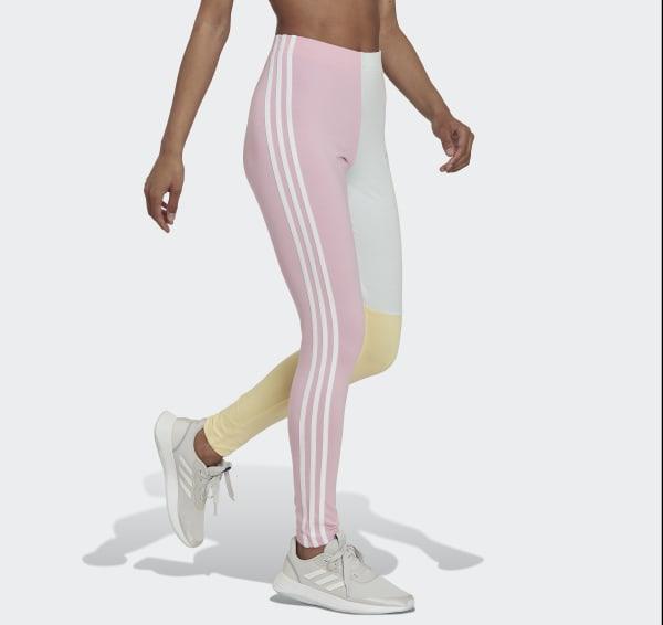 0749-CALZAS ADIDAS MUJER TALLA XL CALZAS COLORES PASTEL DE ALGODON ADIDAS MUJER TALLA XL