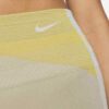 0761-3-CALZA NIKE PRO MUJER TALLA XS CALZAS NIKE TEJIDA TONOS AMARILLOS PRO MUJER TALLA XS-S
