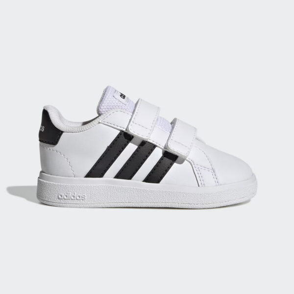1018-ZAPATILLAS ADIDAS GRAND COURT NIÑO TALLA 19 = 10.5 CM, 25 = 14.5 CM, 25.5 = 15 CM ZAPATILLAS ADIDAS GRAND COURT NIÑO TALLA 19-25-25.5