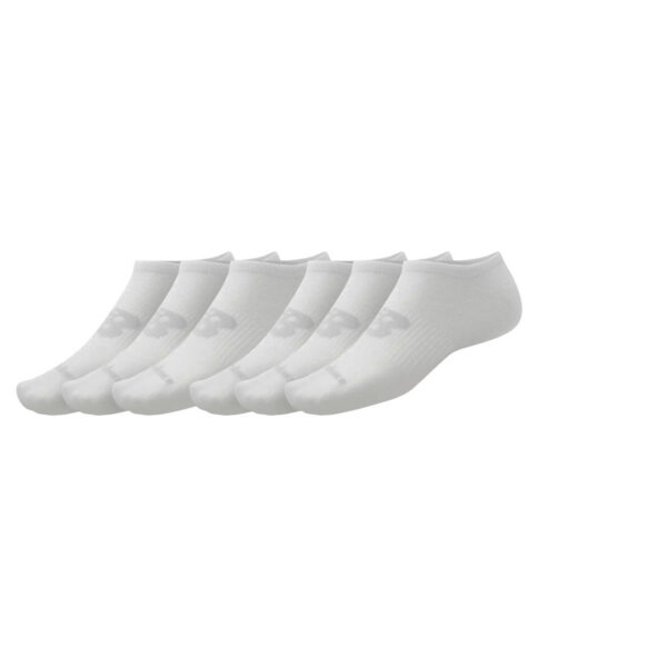 d2043-PACK 6 PARES CALCETINES NEW BALANCE UNISEX BLANCO TALLA 36-39-40-42-43-46 PACK 6 PARES CALCETINES NEW BALANCE UNISEX BLANCO TALLA 36-39-40-42-43-46