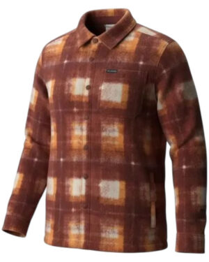 SOBRECAMISA COLUMBIA HOMBRE CAFE TALLA S-M-L