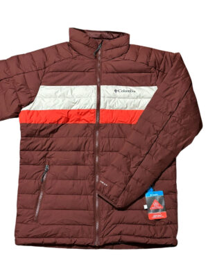 d2100-CHAQUETA COLUMBIA HOMBRE CAFE TALLA S-L CHAQUETA COLUMBIA HOMBRE CAFE MANGA LARGA TALLA L