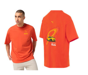 d2165-POLERA PUMA PORSCHE HOMBRE NARANJO TALLA S-L-XL POLERA PUMA PORSCHE HOMBRE NARANJO TALLA S-L-XL