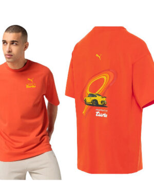d2165-POLERA PUMA PORSCHE HOMBRE NARANJO TALLA S-L-XL POLERA PUMA PORSCHE HOMBRE NARANJO TALLA S-L-XL