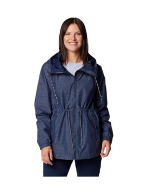 CHAQUETA AZUL REPELENTE AL AGUA COLUMBIA MUJER TALLA XL CHAQUETA AZUL REPELENTE AL AGUA COLUMBIA MUJER TALLA XL