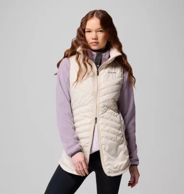 CHAQUETA BEIGE SIN MANGAS COLUMBIA TALLA XXL