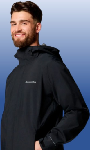 CHAQUETA COLUMBIA HOMBRE IMPERMEABLE TALLA XXL
