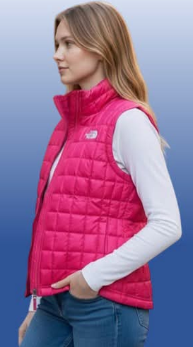CHAQUETA FUCSIA SIN MANGAS THE NORTH FACE MUJER TALLA S-M-L-2 CHAQUETA FUCSIA SIN MANGAS THE NORTH FACE MUJER