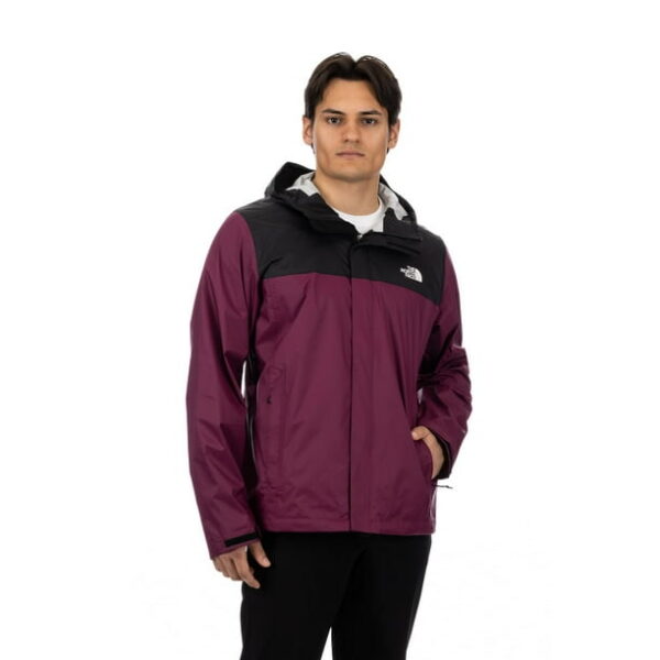 CHAQUETA VENTURE 2 MORADA CON NEGRO HOMBRE TALLA L-XL