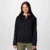 CORTAVIENTO NEGRO COLUMBIA MUJER TALLA XS-L CORTAVIENTO NEGRO COLUMBIA MUJER