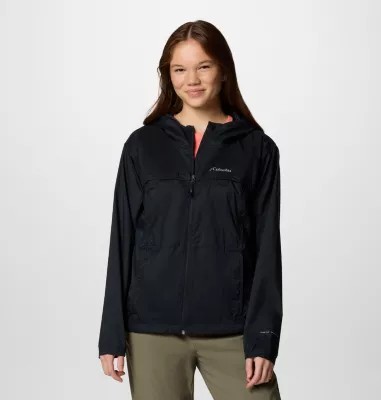 CORTAVIENTO NEGRO COLUMBIA MUJER TALLA XS-L CORTAVIENTO NEGRO COLUMBIA MUJER