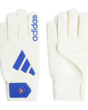 GUANTES DE ARQUERO BLANCOS CON AZUL TALLA 8 GUANTES DE ARQUERO BLANCOS CON AZUL
