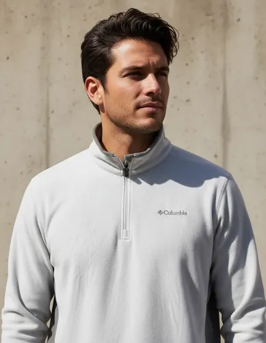 POLAR MEDIO CIERRE BLANCO COLUMBIA TALLA XXL